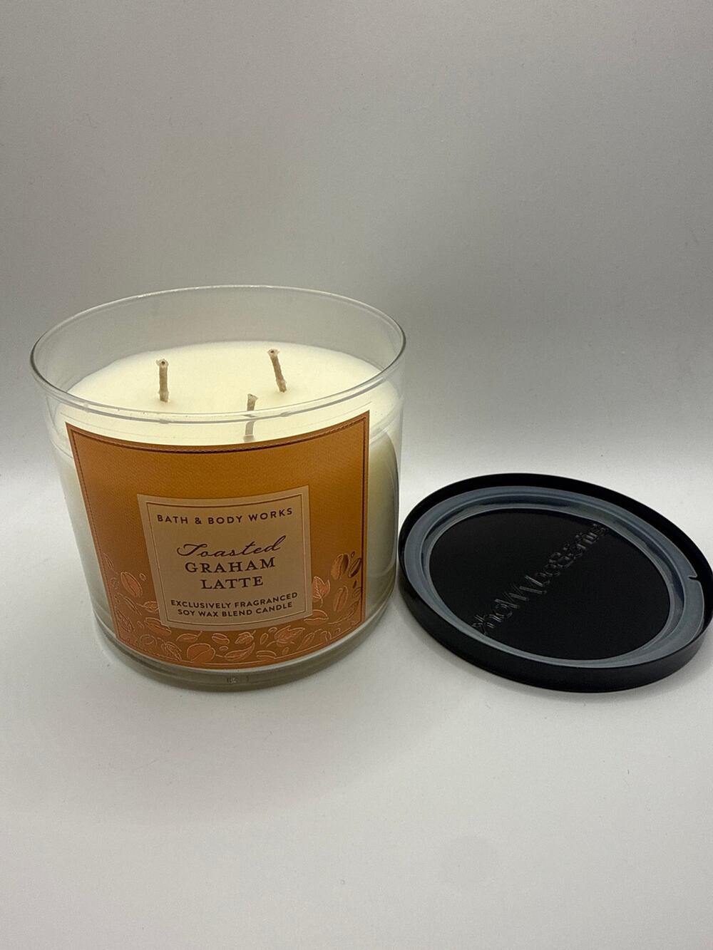 NEW Bath & Body Works Toasted Grahm Latte - Three Wick Candle